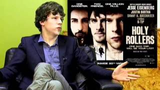 Jesse Eisenberg Holy Rollers interview [upl. by Tnecnivleahcim]