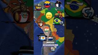 BRASIL Y SUS RECLAMACIONES PERDIDAS countryballs paises mapa historia guerra [upl. by Adnalu]