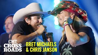 Bret Michaels amp Chris Janson Perform quotBuy Me a Boat”  CMT Crossroads [upl. by Levan]