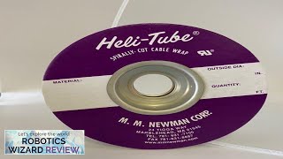 Natural Polyethylene Spiral Wrap 3 to 4 inches OD Review [upl. by Nawram71]