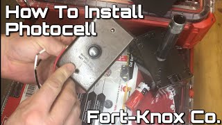 How To Install Photocell  Dusk to Dawn Exterior Lights [upl. by Repsac]