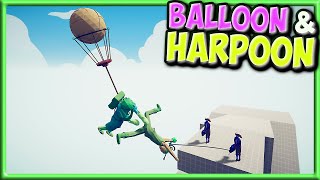 Ballooner amp Harpooner Fighter Trio vs Every Faction  TABS MODS GAMEPLAY [upl. by Enaoj135]