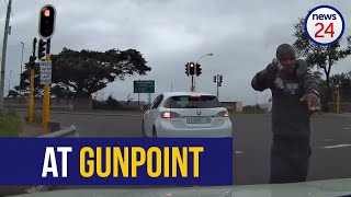 WATCH  Quickthinking Durban driver narrowly escapes hijacking [upl. by Llatsyrc]