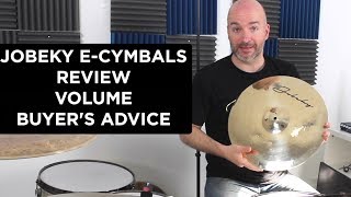 Jobeky ECymbals  Review Volume Triggering Buyers Advice [upl. by Ahtekal]