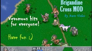 Brigandine Cross MOD Have fun with venomous hits [upl. by Dittman]