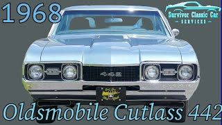 1968 Oldsmobile Cutlass 442 for sale Survivor Classic Cars Tampa Olds muscle car 1 family owned [upl. by Eachelle]