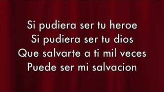 Enrique Iglesias  Heroe Lyrics Español [upl. by Attekahs]