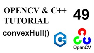 OPENCV amp C TUTORIALS  49  convexHull  Convex Hull [upl. by Garris]