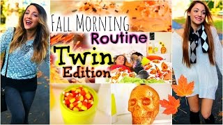 Niki and Gabis Fall morning routine 2014  Twin Edition [upl. by Cotterell]