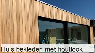 Het huis bekleden met imitatiehout beschrijving en voordelen selectie en voorbereiding [upl. by Ellehcam991]