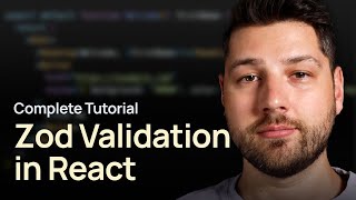 Zod Validation in React Complete Tutorial [upl. by Nisior]