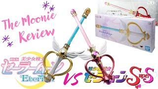 Moonie Review Sailor Moon Kaleido Moon Scope Proplica Wands [upl. by Bushey762]