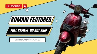 NEW KOMAKI FLORA Electric Scooter  FULL OWNERSHIP REVIEW  WORTH BUYING  jasmitsingh [upl. by Namharludba]