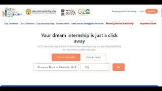 Register on AICTE Virtual Internship Portal PartI [upl. by Demy]