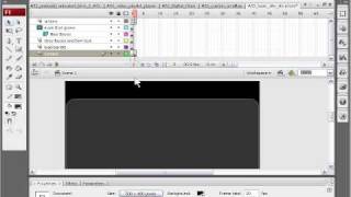 How to structure a full flash actionscript 3 web site tutorial CS3  CS4  Part 1 [upl. by Nna]