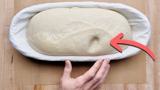 Use the poke test to STOP overproofing your dough [upl. by Flavia609]