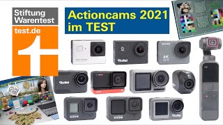 Actioncams Test 2021 GoPro Hero9 dji Osmo Action amp Co im Vergleichstest  die beste Action Cam [upl. by Elbys562]