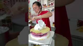 Amazing cake 🍰🎂 making in china 😲😳 amazingfacts हिंदीfacts cake [upl. by Isayg89]