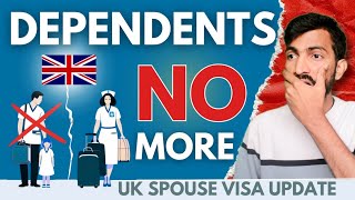 UK dependent visa new update  New Changes to UK Skilled worker Dependent Visa From January 2024 [upl. by Calvo837]