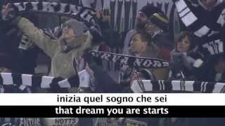 Juventus Theme Song  Storia Di Un Grande Amore  with Lyrics and Translation [upl. by Enaenaj]