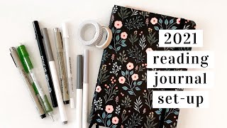 2021 READING JOURNAL SETUP  25 Ideas Challenges and Trackers for a Year of Reading [upl. by Aunson]