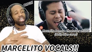 HEARING MARCELITO POMOY  The Power of Love Celine Dion Cover  REACTION [upl. by Arretak649]