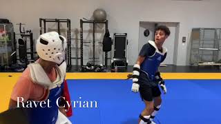 Taekwondo Training Cyrian Ravet [upl. by Burnie]