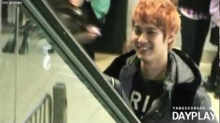 MBLAQ Seungho  Departure To Japan Fancam  Gimpo Airport [upl. by Ursa]