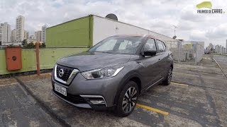 Todos os Detalhes do Nissan Kicks 2017  Falando de Carro [upl. by Levan135]