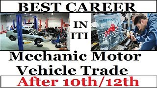 ITI best course  ITI Course  Mechanic Motor Vehicle Course  Full detail [upl. by Drarej]