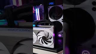 White Ryzen 7800X3D RTX 4090 Hyte Build [upl. by Ocram]