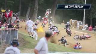 Scary Peoria TT Pro Singles Three Rider Crash [upl. by Fidelity]