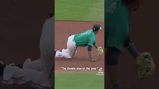 Best double play I’ve ever seen baseball mlb shorts [upl. by Norre69]