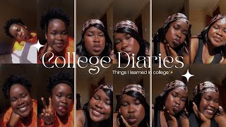 THINGS I LEARNED IN COLLEGE  MOTSWANA YOUTUBER🇧🇼 COLLEGE DIARIES [upl. by Devol]