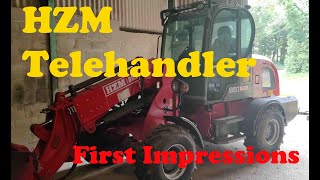 HZM 816T Articulated Telehandler  Part 1 [upl. by Ellesor]