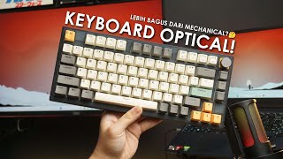 Apakah Optical Keyboard LEBIH BAGUS dari Mechanical Keyboard  Skyloong GK75 Optical Review [upl. by Eahsed]