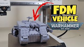 How to FDM Print Vehicles  Warhammer 40K on the Bambu A1 Mini [upl. by Euqinim561]