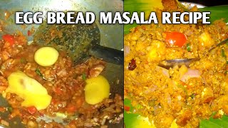 How to Make A Egg Bread Masala  Bread Masala Recipe  Katapady Udupi [upl. by Devon]