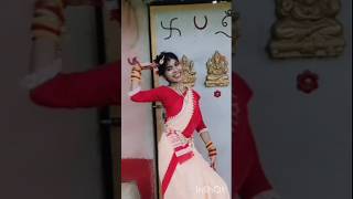 Maa Durga Puja Song Dance 🔱Seuli Fuler Gondha Mate 🙏🌼Maa Durga Agomone Dance 🔱 shorts [upl. by Colver]