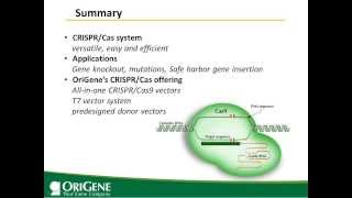 Webinar Genome Editing with CRISPRCas9 [upl. by Eclud584]