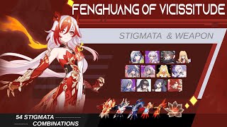 Fenghuang of Vicissitude  Stigmata amp Weapon Comparison [upl. by Mihcaoj]