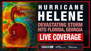 ITS A WAR ZONE  7 dead catastrophic damage from Hurricane Helene in Florida  Live coverage [upl. by Melanie]