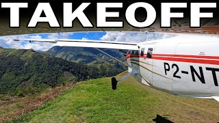 Scenic Flight Thru the Mountains of PNG Timelapse [upl. by Meid]