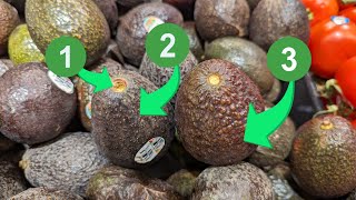 How to choose a ripe avocado  How to pick a ripe avocado [upl. by Chatav589]