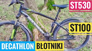 Jak zamontować błotniki do roweru  Błotniki Decathlon BTWIN300  ROCKRIDER ST530 [upl. by Ynnig635]