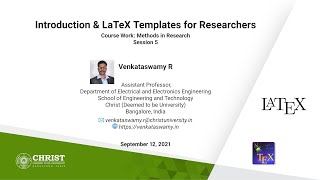 LaTeX Article Preparation from Zero and Usage of Research Journal Templates [upl. by Mulac]