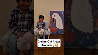 2YearOld Little Artist Introducing 🥰  Meet Toddler Artist Amrith🎨littleartist art artlover [upl. by Westleigh]