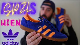 Adidas City Series MMXXI Wien in navy blue suede one more pair of Adidas terrace shoes sneakers [upl. by Odnalor607]