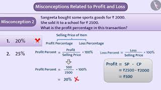 Profit and Loss  Part 33  English  Class 8 [upl. by Osyth]