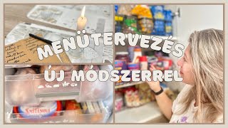 MENÜTERVEZÉS NEM A MEGSZOKOTT MÓDON Milyen élelmiszerek vannak itthon 🛒 5 tagú család [upl. by Furgeson]